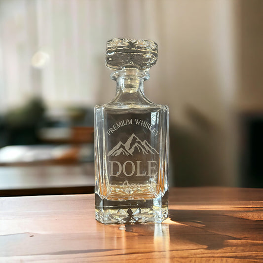 Personalized Whiskey Decanter